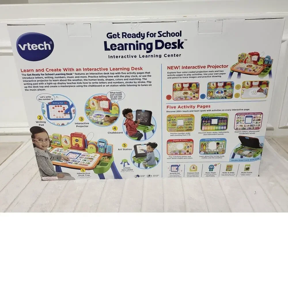 Vtech Get Ready for School 5 in 1 Learning Desk - NEW